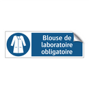 Blouse de laboratoire obligatoire