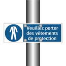 Veuillez porter des vêtements de protection