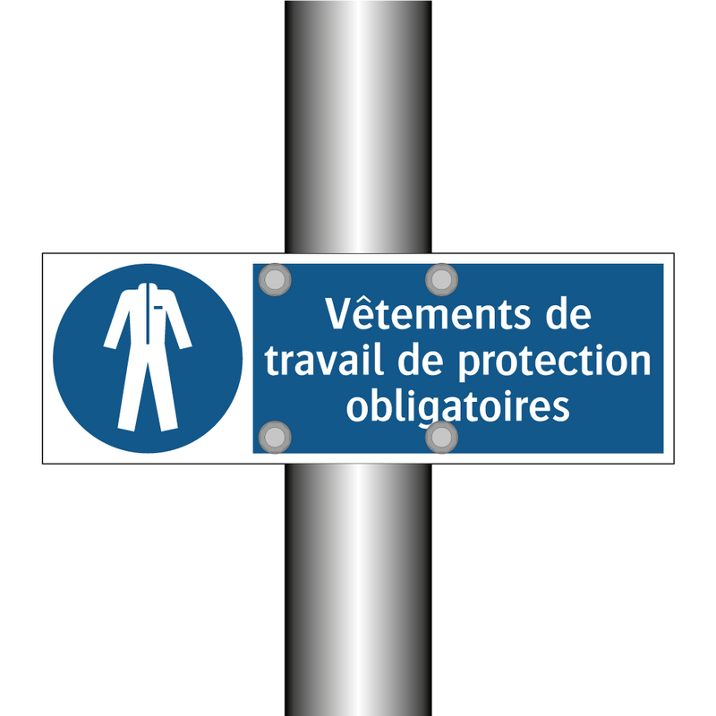 Vêtements de travail de protection obligatoires
