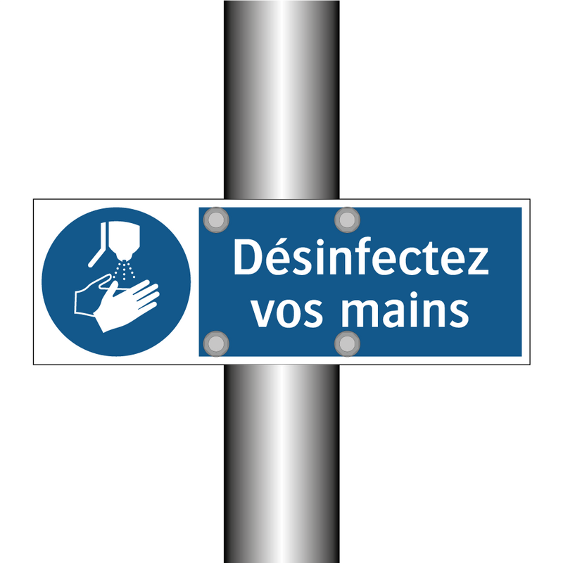 Désinfectez vos mains