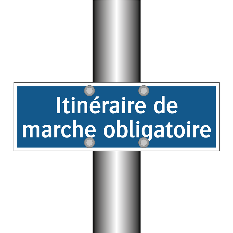 Itinéraire de marche obligatoire