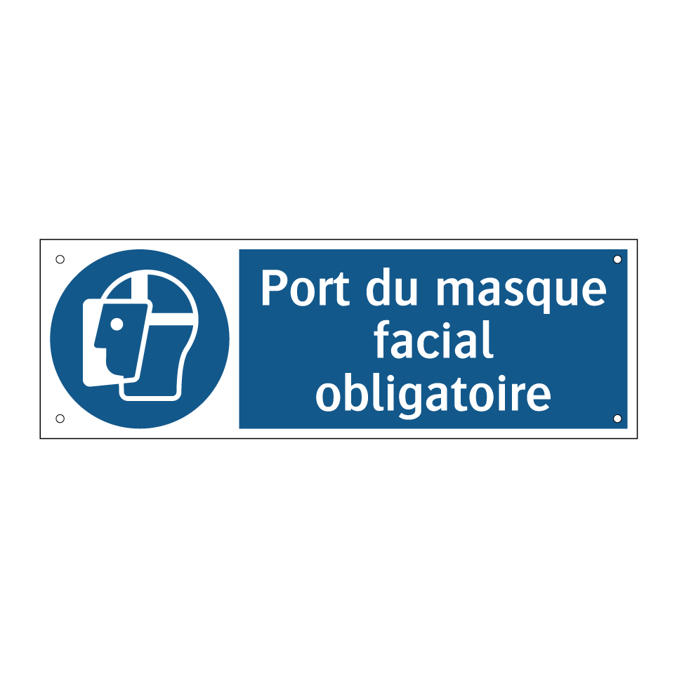 Port du masque facial obligatoire