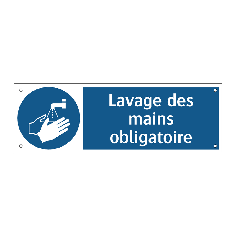 Lavage des mains obligatoire