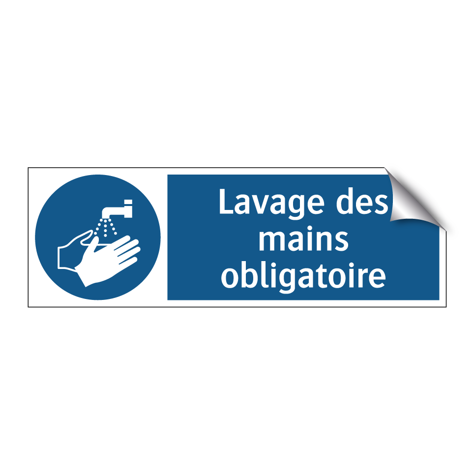 Lavage des mains obligatoire