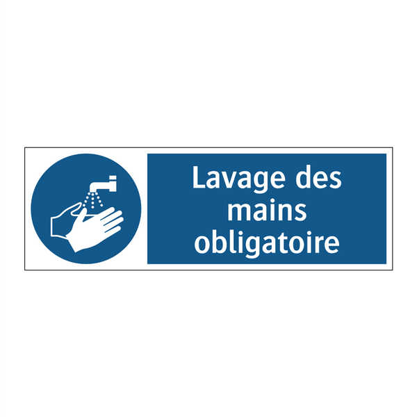 Lavage des mains obligatoire