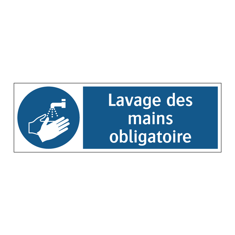 Lavage des mains obligatoire