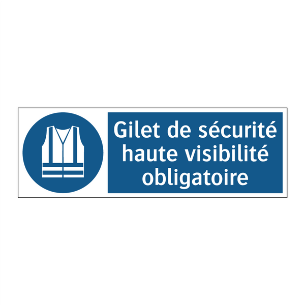 Gilet de sécurité haute visibilité obligatoire