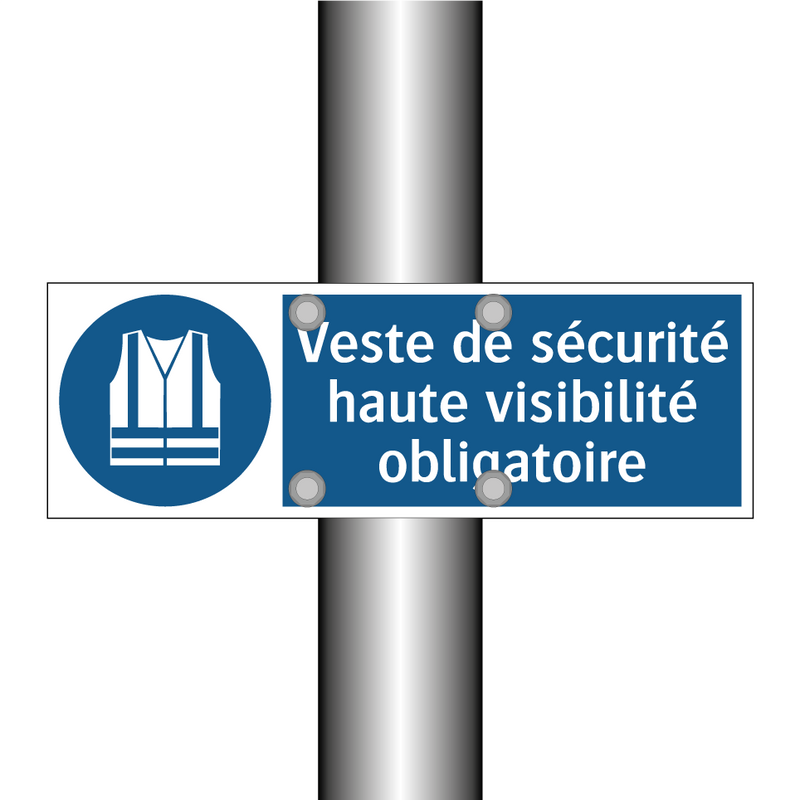 Veste de sécurité haute visibilité obligatoire