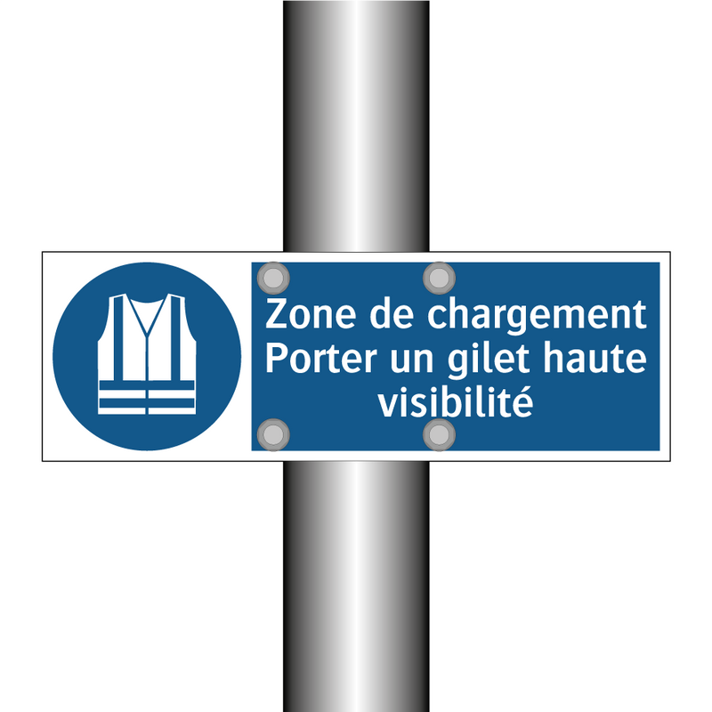 Zone de chargement Porter un gilet haute visibilité