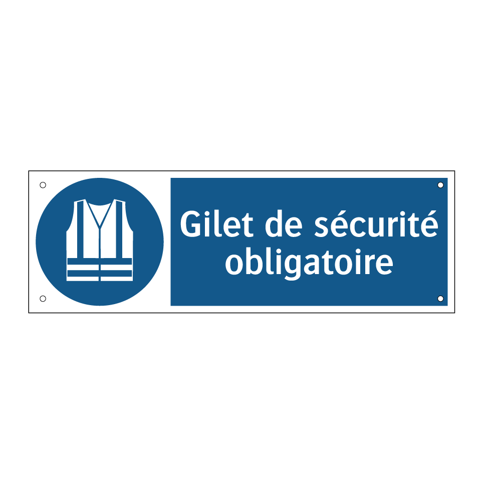 Gilet de sécurité obligatoire