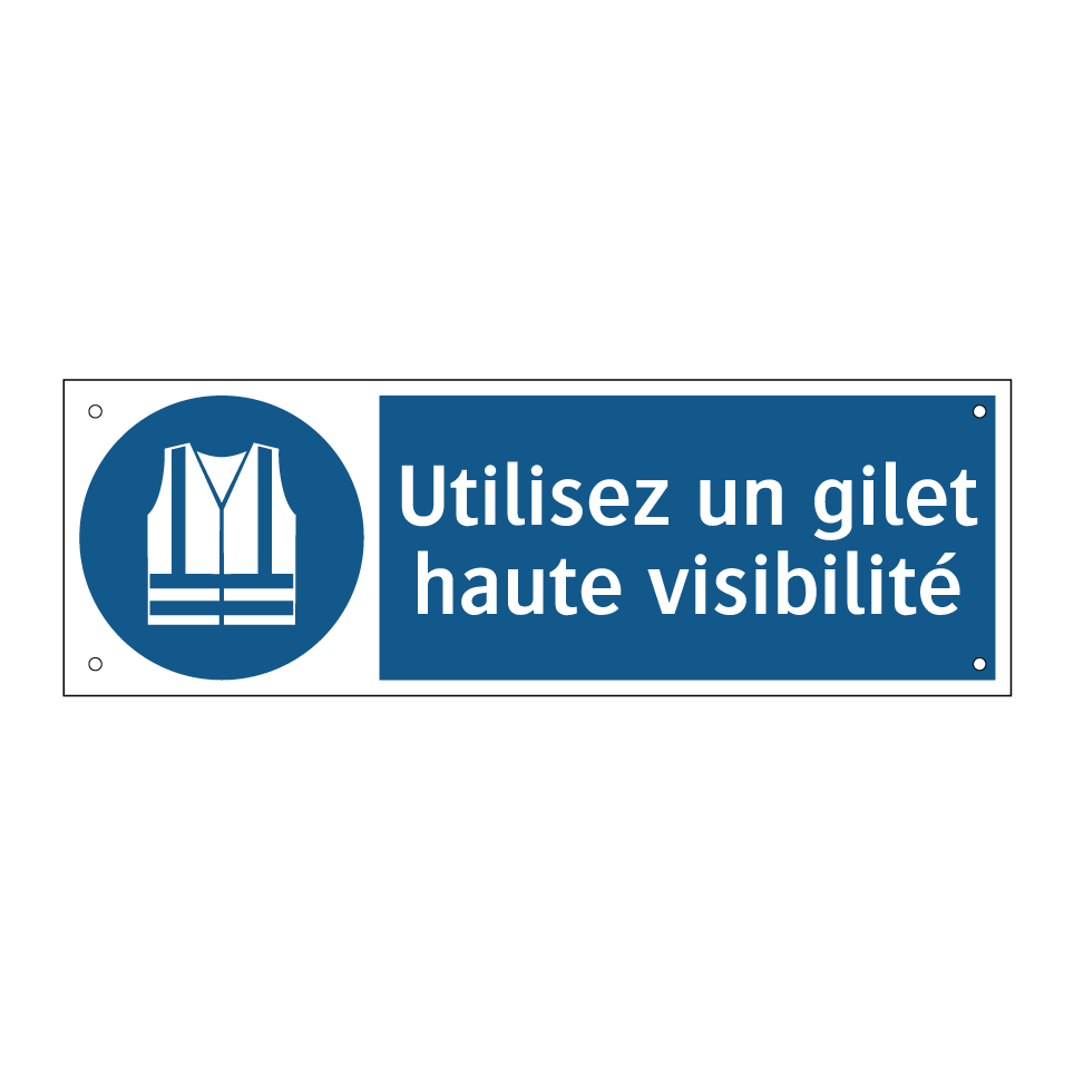 Utilisez un gilet haute visibilité