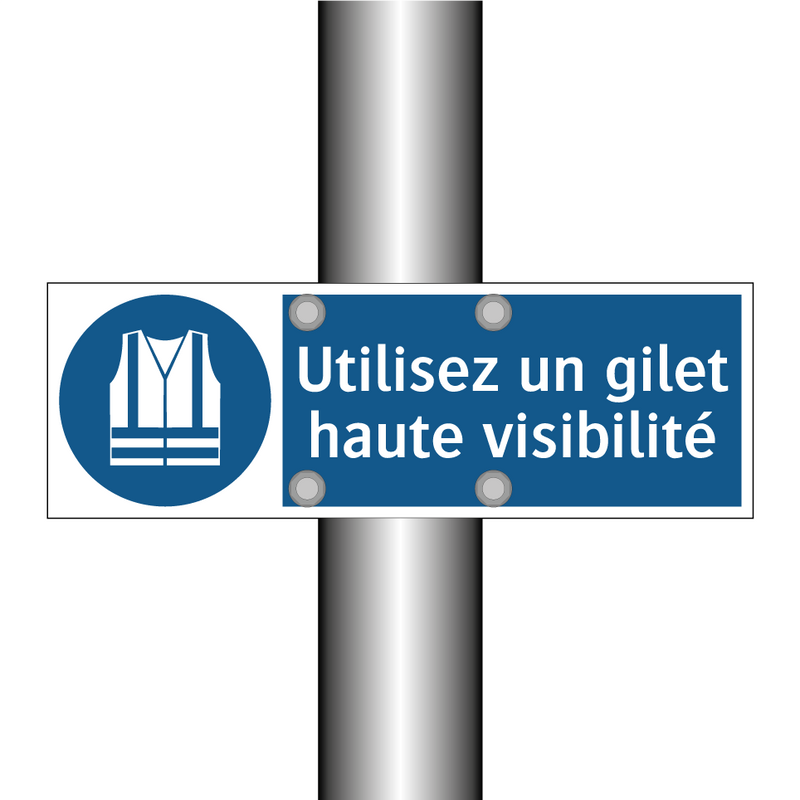 Utilisez un gilet haute visibilité
