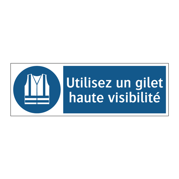 Utilisez un gilet haute visibilité