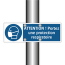 ATTENTION ! Portez une protection respiratoire