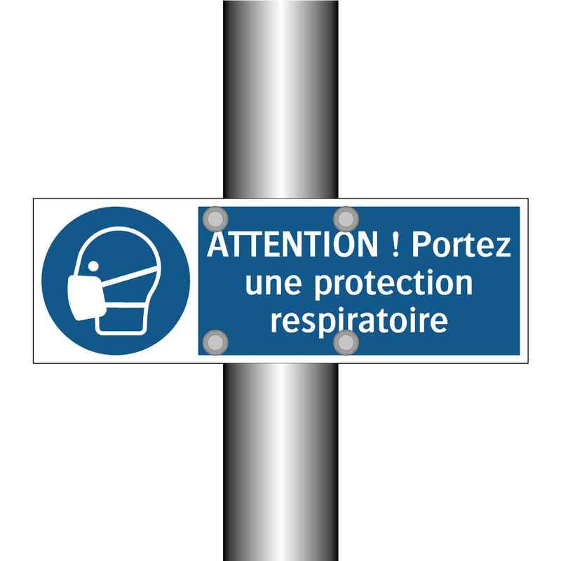 ATTENTION ! Portez une protection respiratoire