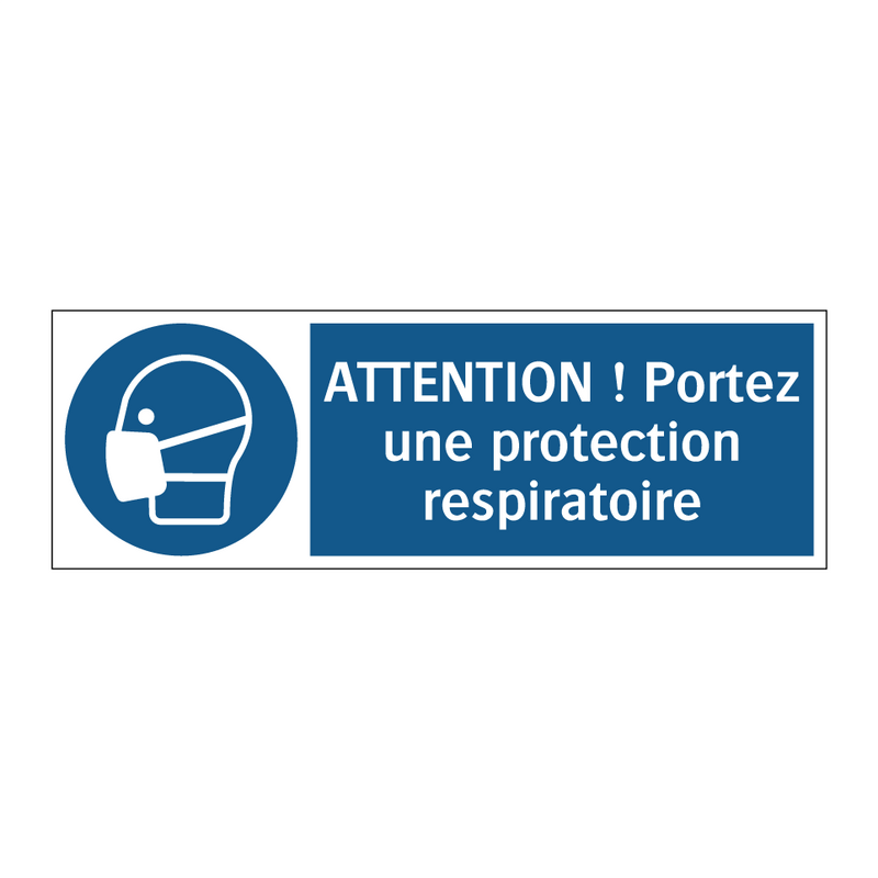 ATTENTION ! Portez une protection respiratoire
