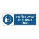 Veuillez porter un masque facial