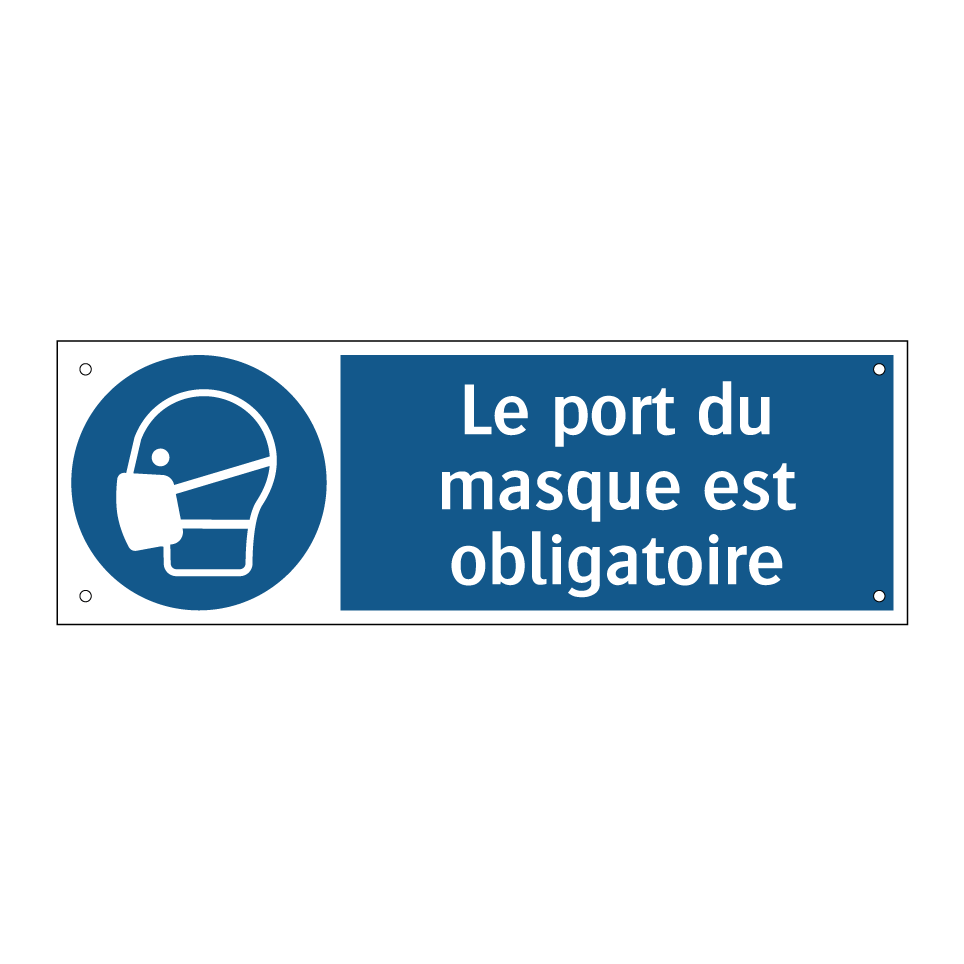 Le port du masque est obligatoire.