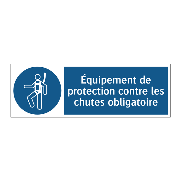 Équipement de protection contre les chutes obligatoire