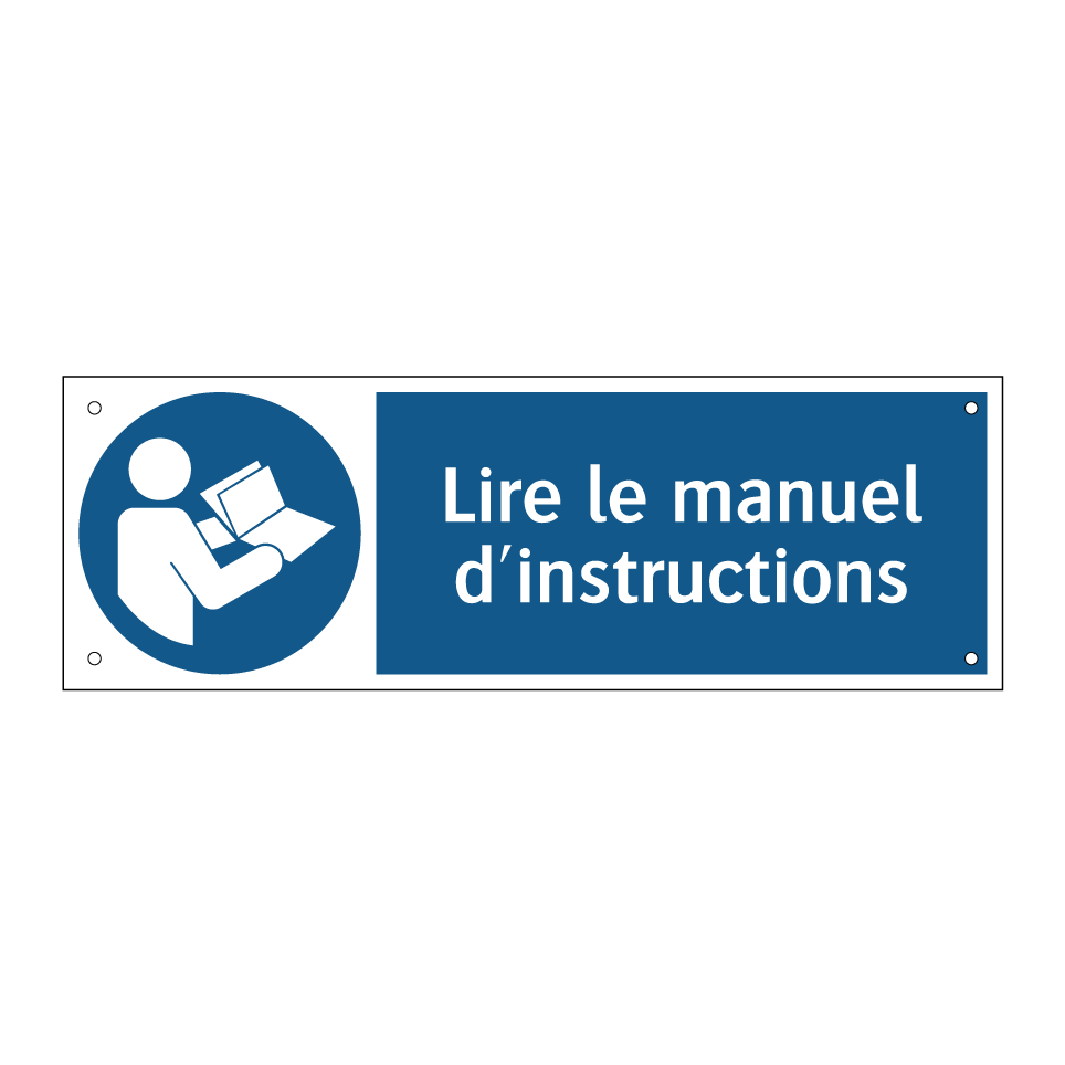 Lire le manuel d'instructions