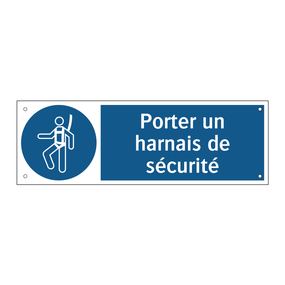 Porter un harnais de sécurité