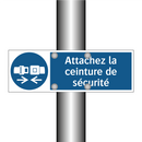 Attachez la ceinture de sécurité