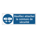 Veuillez attacher la ceinture de sécurité