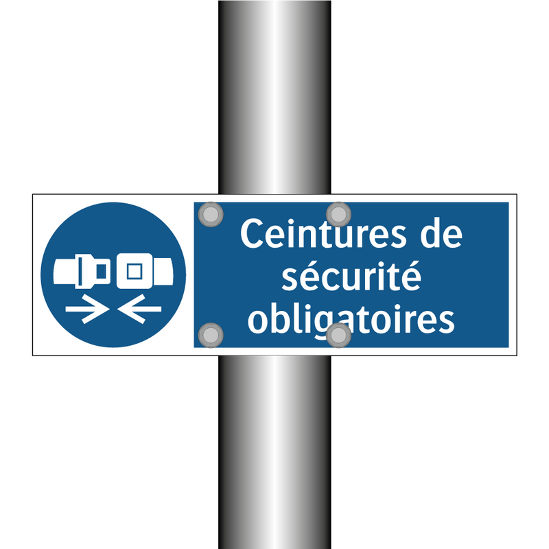 Ceintures de sécurité obligatoires