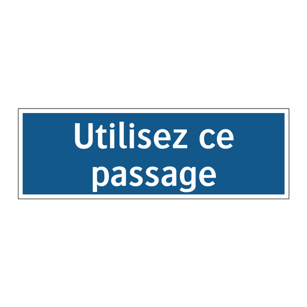 Utilisez ce passage