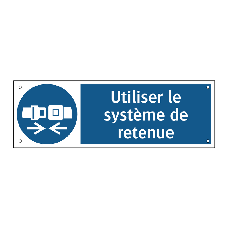 Utiliser le système de retenue
