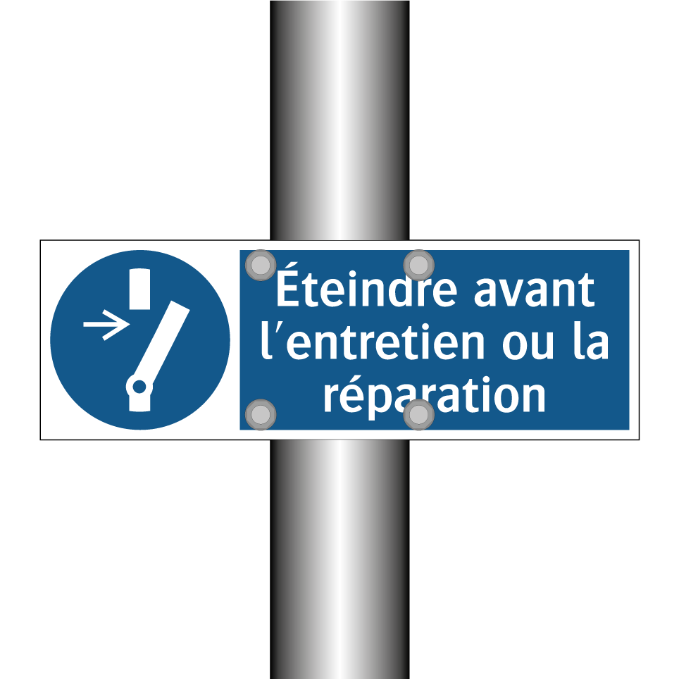 Éteindre avant l'entretien ou la réparation