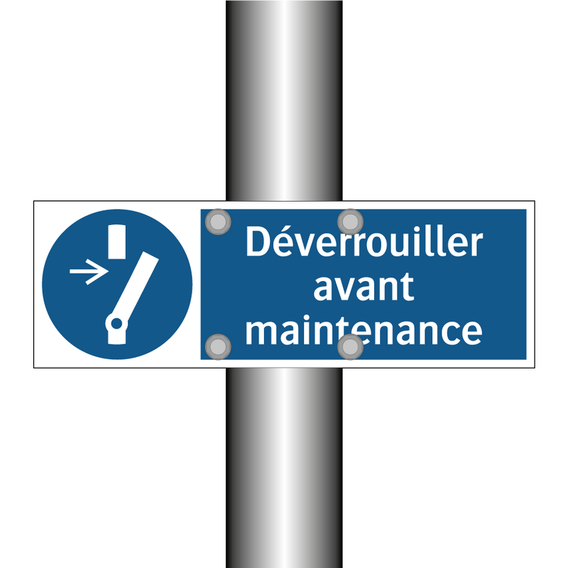 Déverrouiller avant maintenance