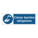 Crème barrière obligatoire