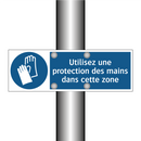 Utilisez une protection des mains dans cette zone