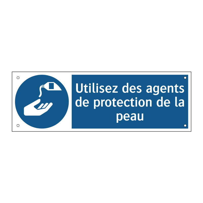 Utilisez des agents de protection de la peau