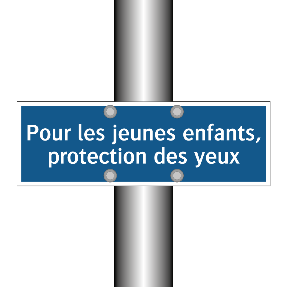 Pour les jeunes enfants, protection des yeux