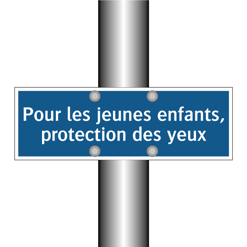Pour les jeunes enfants, protection des yeux