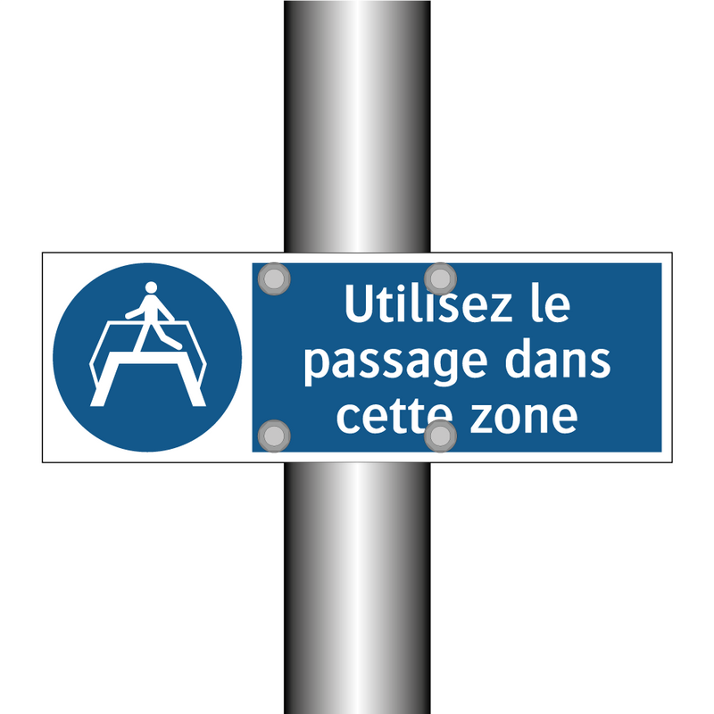 Utilisez le passage dans cette zone