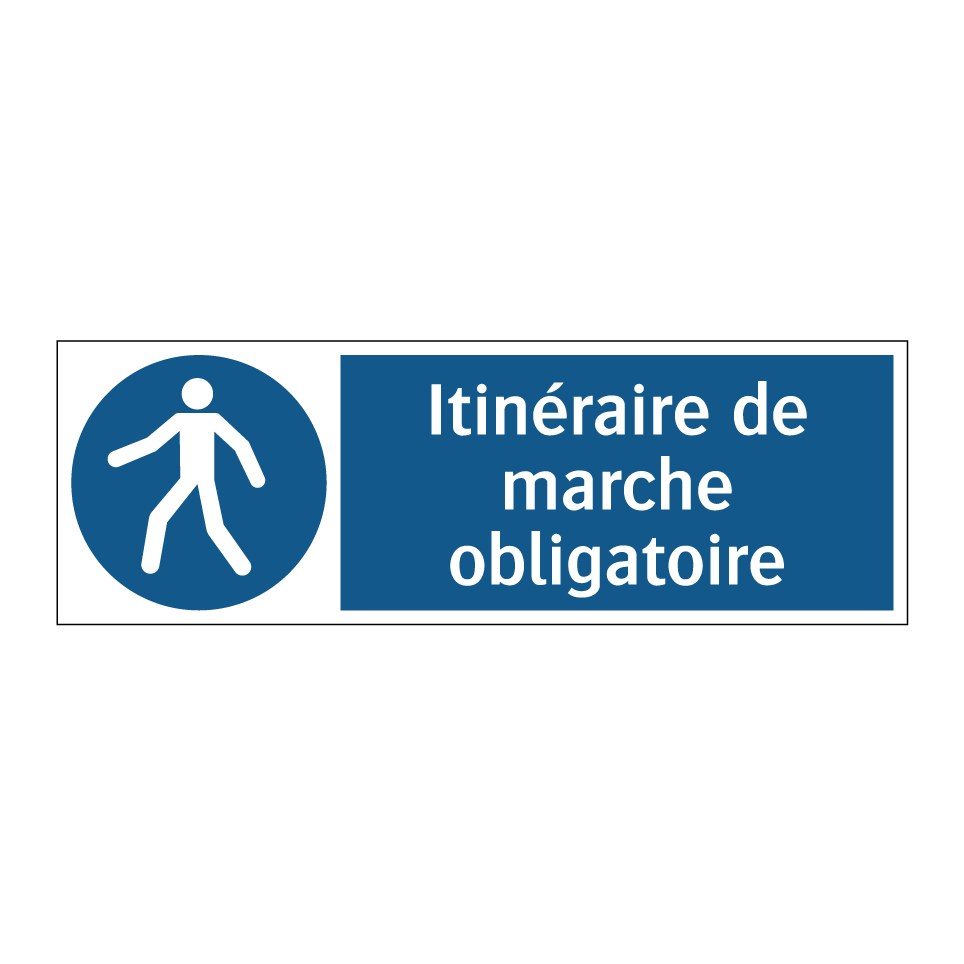 Itinéraire de marche obligatoire