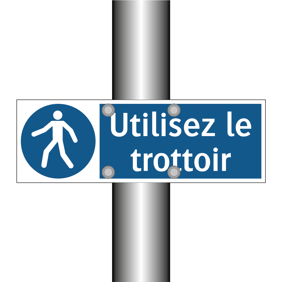 Utilisez le trottoir