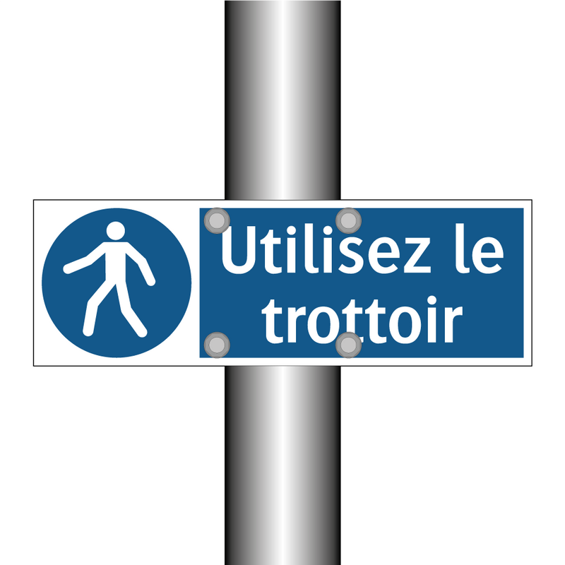 Utilisez le trottoir