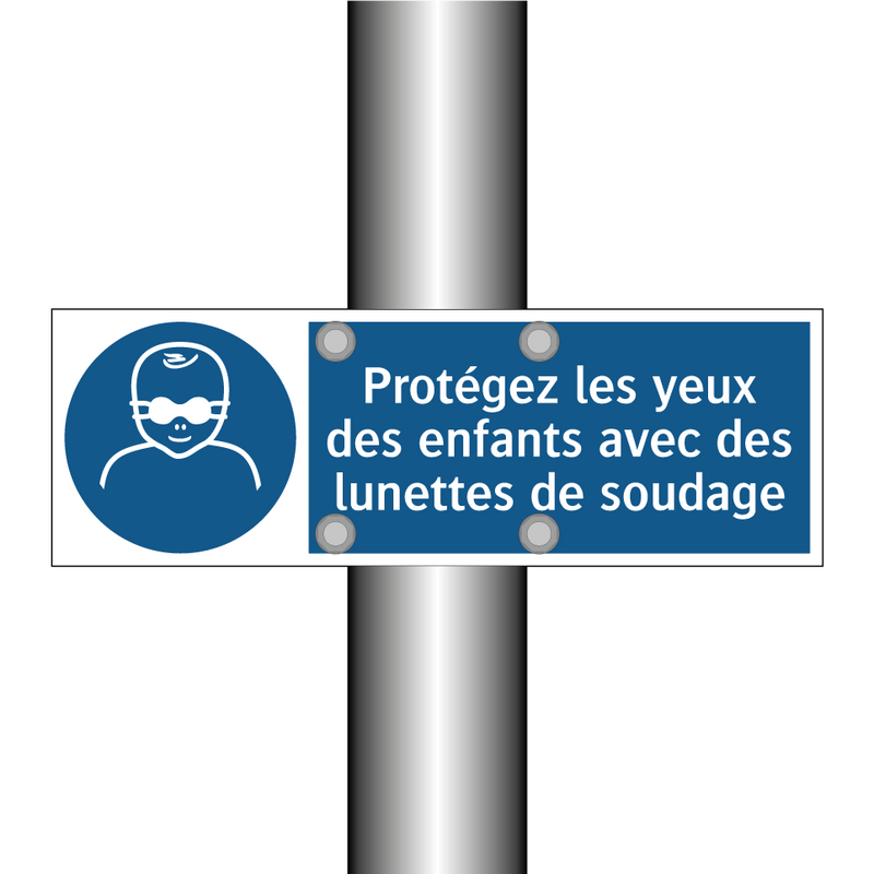 Protégez les yeux des enfants avec des lunettes de soudage