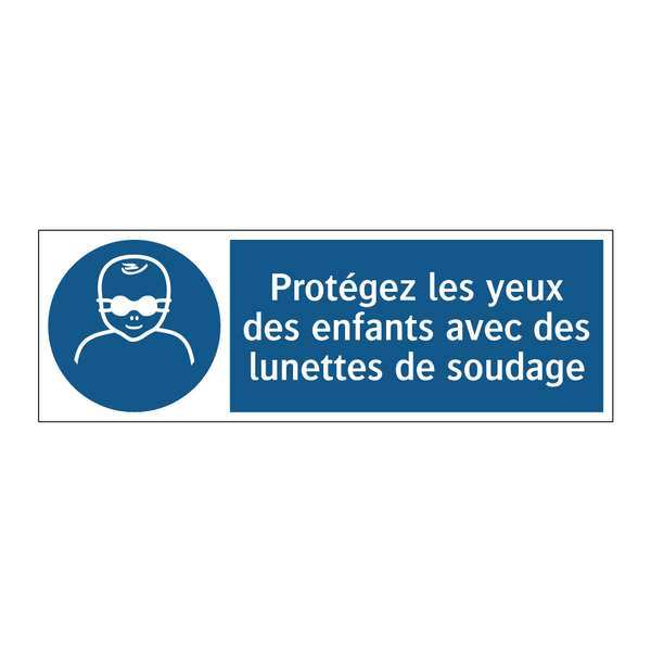 Protégez les yeux des enfants avec des lunettes de soudage