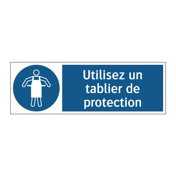 Utilisez un tablier de protection