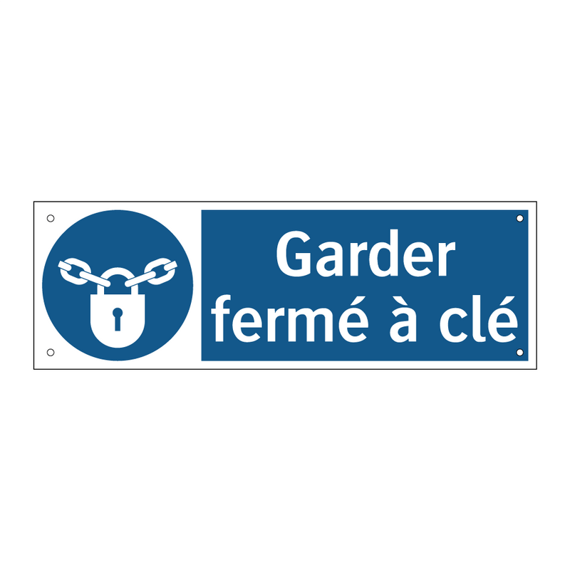 Garder fermé à clé
