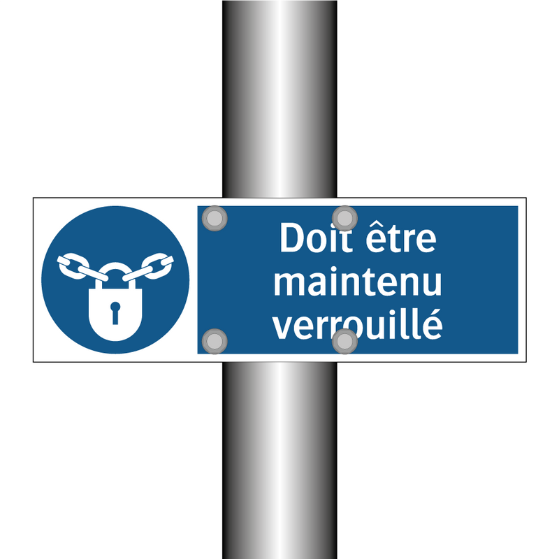 Doit être maintenu verrouillé