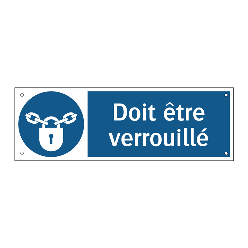 Doit être verrouillé