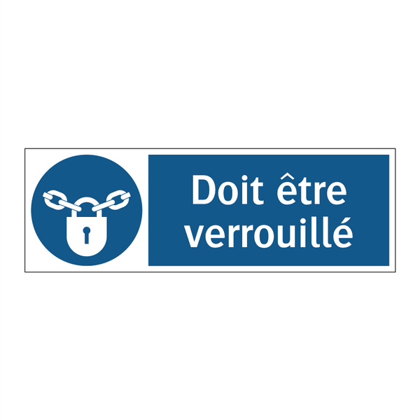 Doit être verrouillé