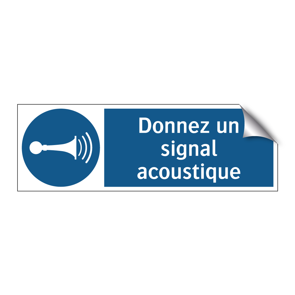 Donnez un signal acoustique