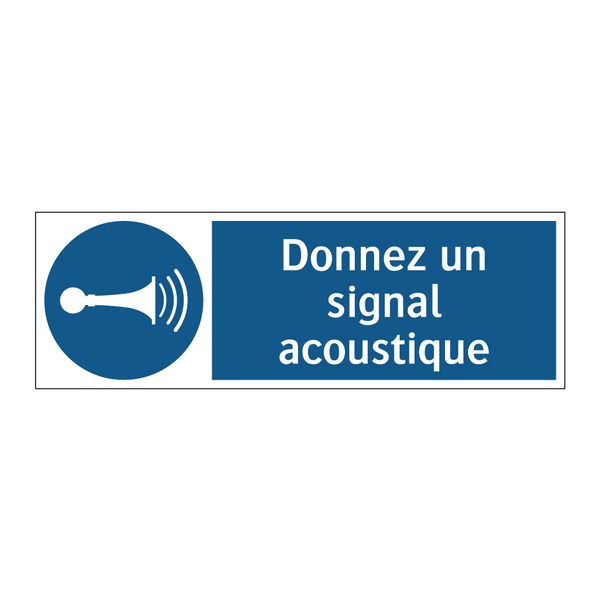 Donnez un signal acoustique
